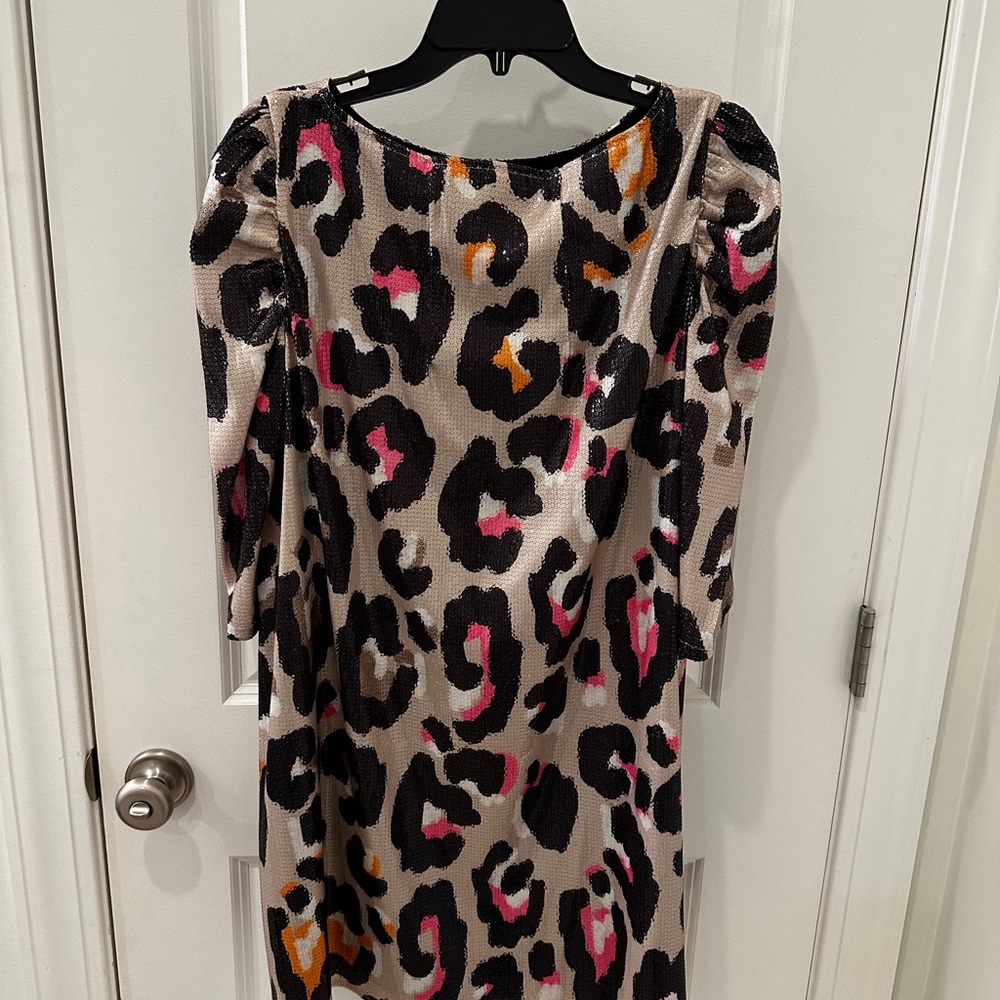 Vilagallo Multicolor Animal Print Dress